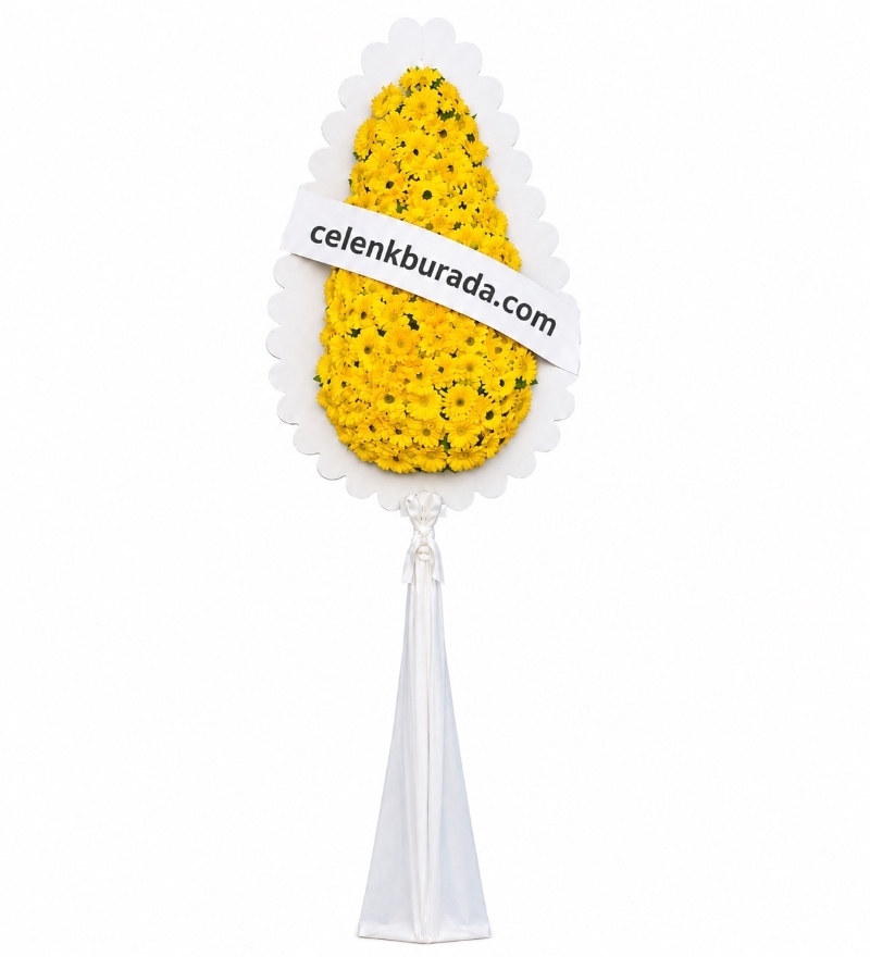 Sarı Gerbera Çelenk